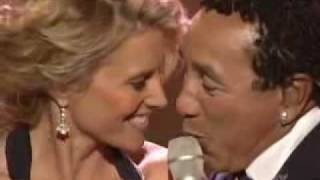 Lucy Lawless and Smokey Robinson