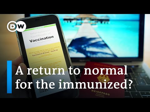 歐盟領導人同意引進COVID-19疫苗護照｜DW新聞網 (EU leaders agree to introduce COVID-19 vaccine passports | DW News)