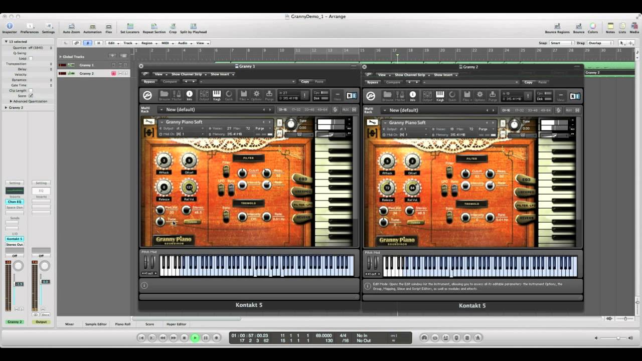 Old Busted Granny Piano thumbnail 1