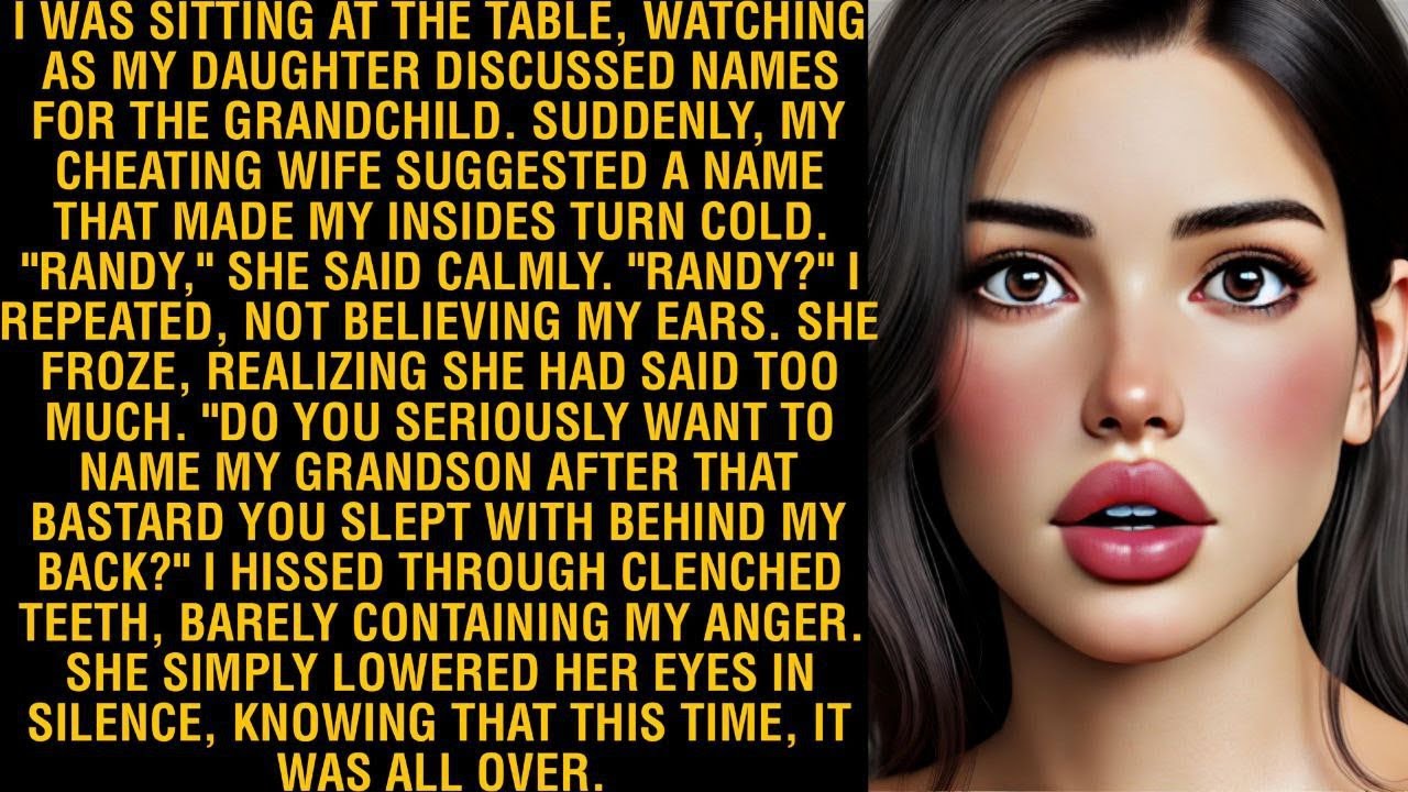 I WAS SITTING AT THE TABLE, WATCHING AS MY DAUGHTER DISCUSSED NAMES FOR THE GRANDCHILD....