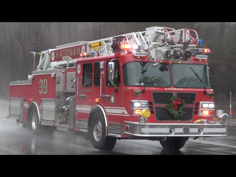 Katonah FD Engine 116 & Ladder 39 Responding