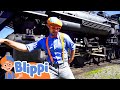 Blippi Explores A Steam Train Blippi Learning Videos For Kids