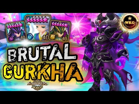 G2 PLAYER USE BRUTAL COMBO WITH GURKHA IN RTA SUMMONERS WAR