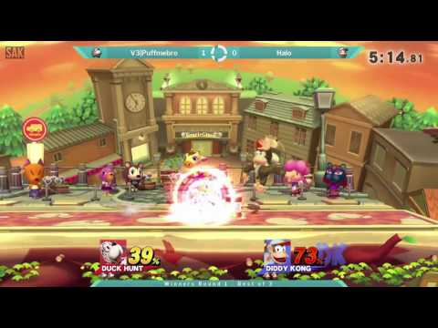 SOS28 WR1 - V3|Puffmebro (Duck Hunt) vs Halo (Diddy Kong)