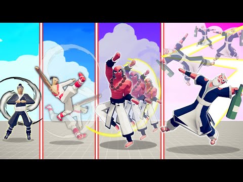 EVOLUTION OF KUNGFU MASTER ( ALL FORM ) | TABS - Totally Accurate Battle Simulator
