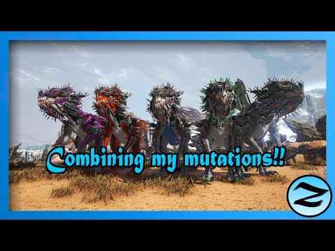 COMBINING MY MUTATIONS!! VELONASAUR BREEDING!! | ARK: Extinction | DLC gameplay E18