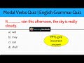 Modal Verbs Quiz। Grammar Quiz। English Quiz