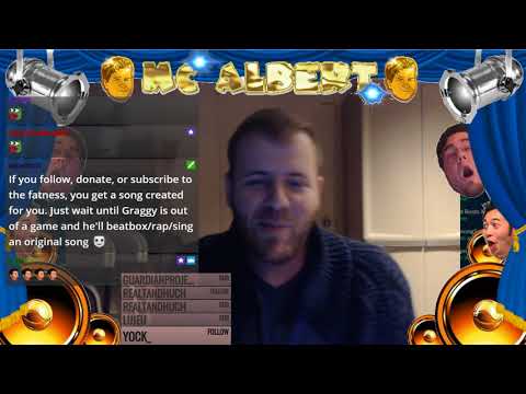 GragAlbert | Freestyle rapping for Zirene and CaptainFlowers