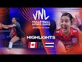 🇨🇦 CAN vs. 🇹🇭 THA - Highlights Week 1 | Women's VNL 2023