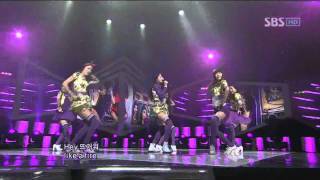Dal★shabet-Supa Dupa Diva   @SBS Inkigayo 인기가요 20110116