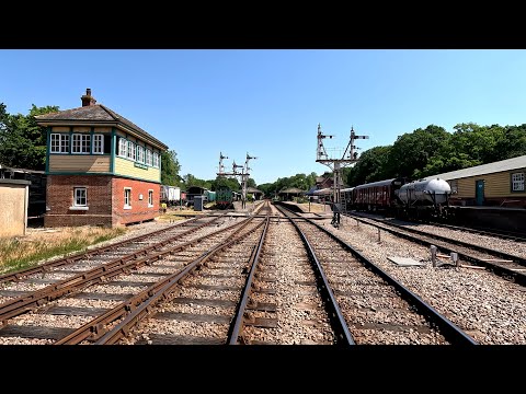 Bluebell Railway - Driver's Eye View - Sheffield Park to East Grinstead with 4MT 2-6-4T No.80151