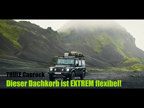 Thule Caprock Dachplattform Montage am Fahrzeug perfekter Dachkorb für Campervans / Offroad Junkies
