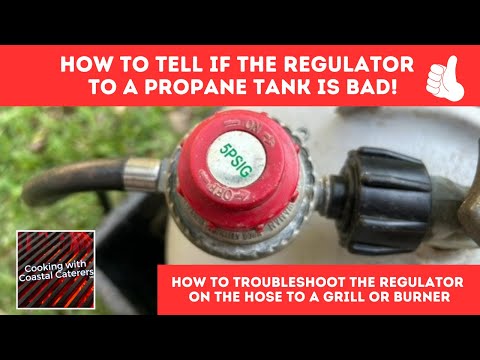 HOW To TELL IF the PROPANE Gas REGULATOR To A Burner or Grill is BAD | PROPANE Regulator PROBLEMS