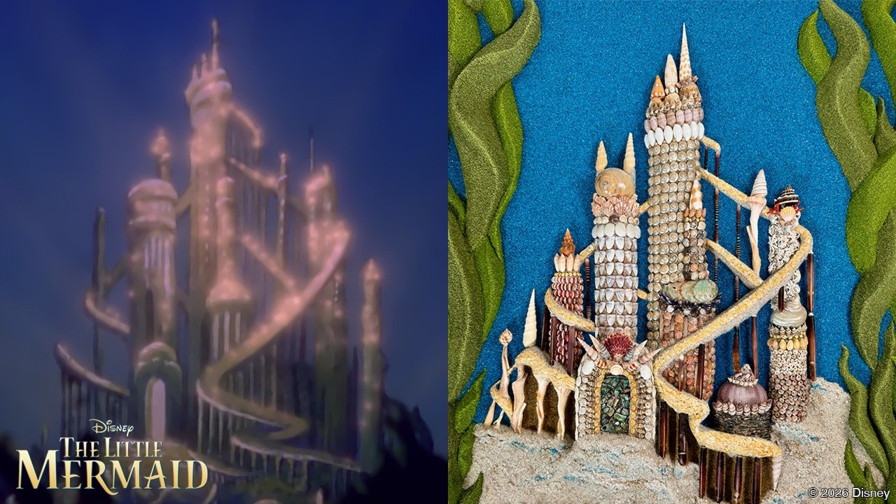 Miniature de la vidéo The Little Mermaid Castle Out Of Seashells - Disney Recreation du film La Petite Sirène