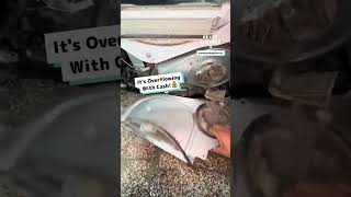 I found some mysterious money in a washing machine 😨💰