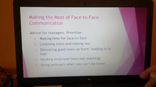 BU 240 Principles of Management: Chapter Fifteen -  Interpersonal and Organizational Communication