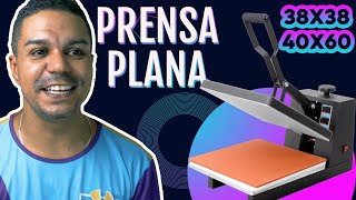 Prensa plana para Sublimação: Como Escolher? 60x40, 38x38?