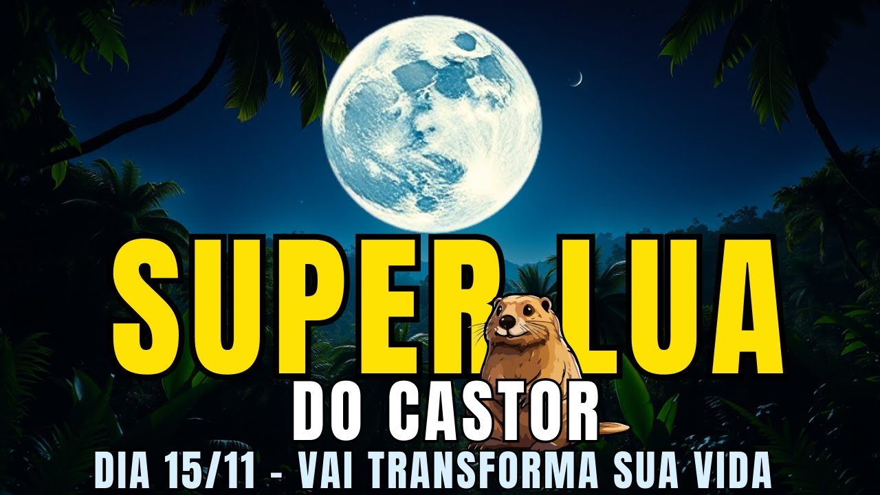 15/11: A SUPER LUA DO CASTO II A LUA CHEIA das TRANSFORMAÇÕES 🌒🌓🌕🌖🌘