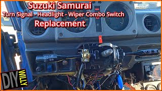 Suzuki Samurai -Turn Signal - Headlight - Wiper Combo Switch Replacement