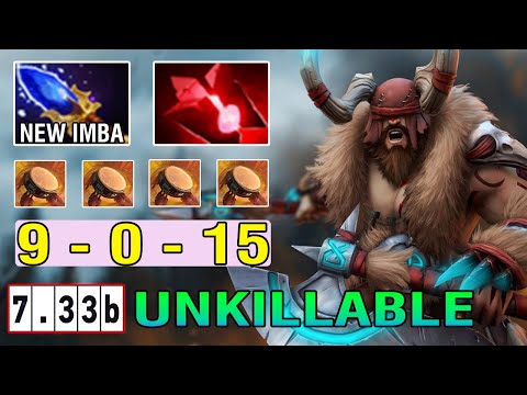 Cancer [Beastmaster] Offlane 1vs4 Unkillable With New Aghanim Scepter + Bloodstone - Dota 2 7.33B