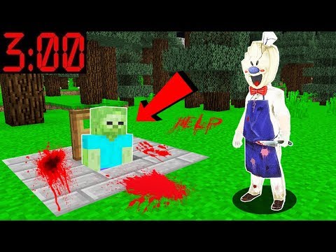 GECE 03:00'TE KORKUNÇ DONDURMACI ÇUKUR TUZAĞINA GİRİYORUM! - Minecraft