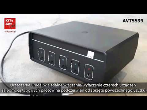 AVT5599 - Zdalnie sterowany  włącznik 4-kanałowy