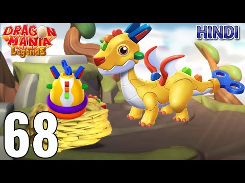 Wind-Up Dragon Aa gaya | Dragon Mania Legends - Android Gameplay in HINDI #68