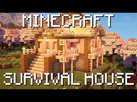 EPIC Cherry Survival House Build!! 🍒🏠