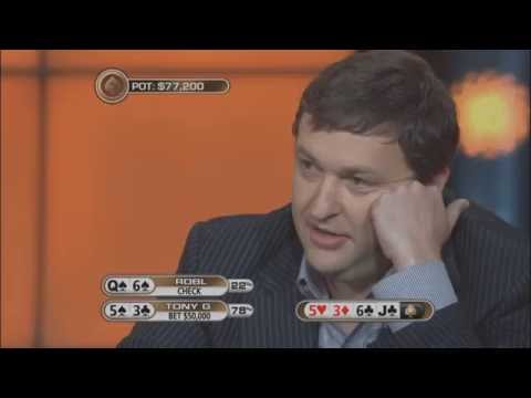 Tony G blows up and calls the clock after Robl takes 10 seconds of thinking