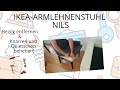 IKEA Armlehnenstuhl Nils Bezug Abnehmen Und Knarren Und Quietschen Reparieren