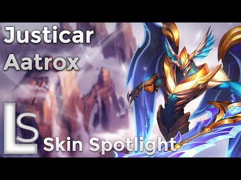 Justicar Aatrox - Skin Spotlight - Justicar Collection - League of Legends