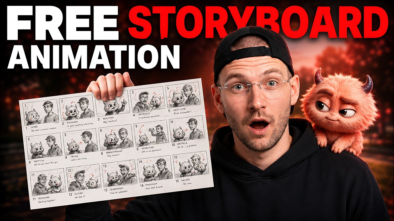 How to Turn Storyboards into Videos with 100% FREE AI