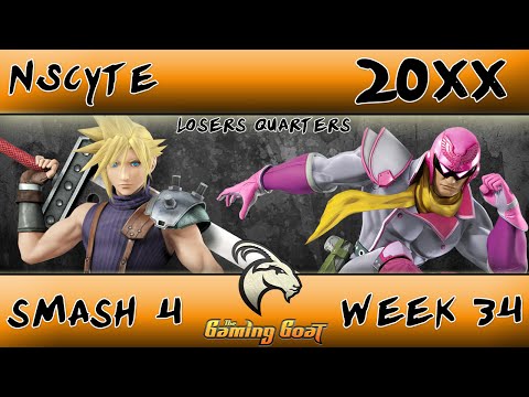 Geneva Smash 34 - NScyte (Cloud) Vs. 20XX (Mario, Captain Falcon) Smash 4 Losers Top 8 - Smash Wii U