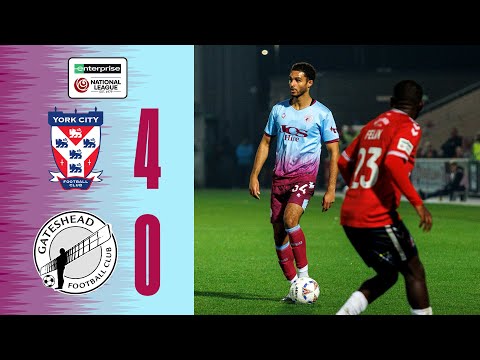 Gateshead defeated by four at York | York City 4-0 Gateshead | HIGHLIGHTS