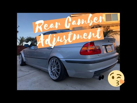 E46 330i rear camber adjustment