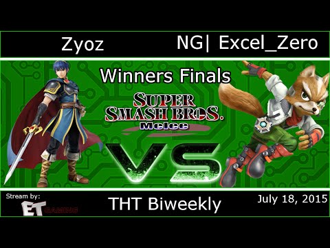 [THT] Zyoz (Marth) VS NG| Excel_Zero (Fox) Melee - WF