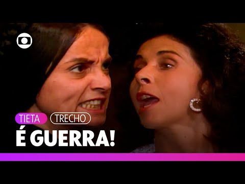 Tieta e Perpétua disputam cajado do pai e brigam feio! | Tieta |TV Globo