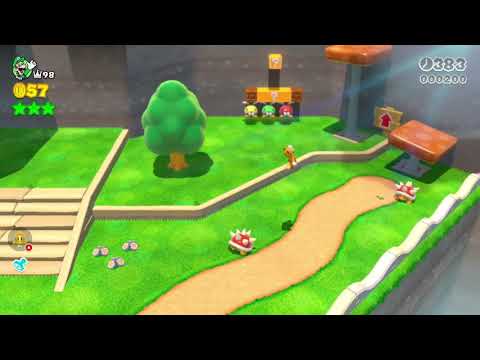 Super Mario 3D World (Switch) 4-4 Speedrun - Time: 27 (TWR)