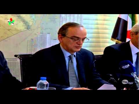 مؤتمر صحفي للسيد هادي البحرة رئيس الائتلاف الوطني