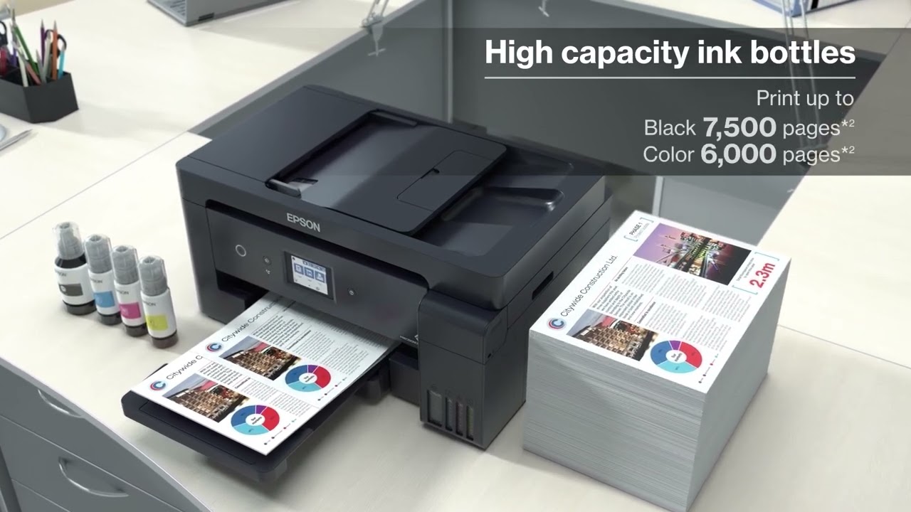 C11CH96303, Impresora Multifuncional Epson EcoTank L14150, Inyección de  Tinta, Impresoras, Para el trabajo