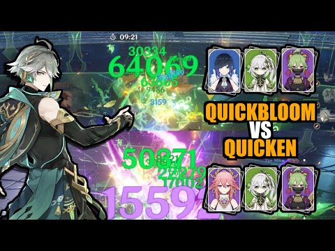 C0 Alhaitham QUICKBLOOM vs QUICKEN/SPREAD - 3.3 Abyss PMA