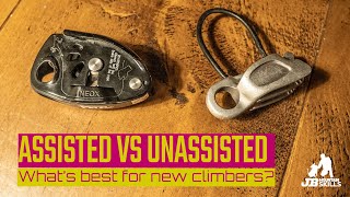 Beginner Climbers: Assisted or Unassisted Belay Devices? What to teach new climbers...