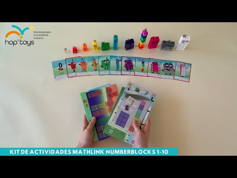Cartel del vídeo de YouTube para Cubos MathLink Numberblocks - Set de actividades 1-10