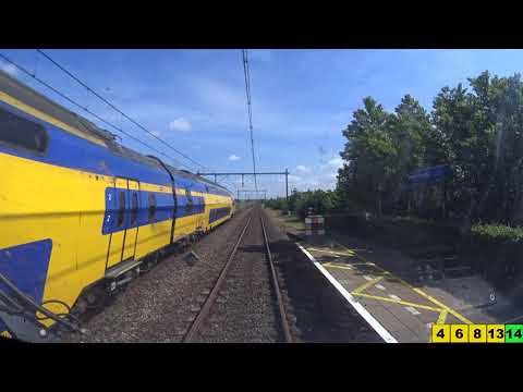 A train driver's view: Leiden CS - Amsterdam CS, SLT, 31-May-2019.