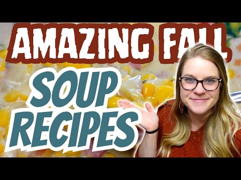 5 Budget Friendly FALL Soups  | Simple & Easy Fall Dinners | Crockpot & Stovetop Soup Recipes