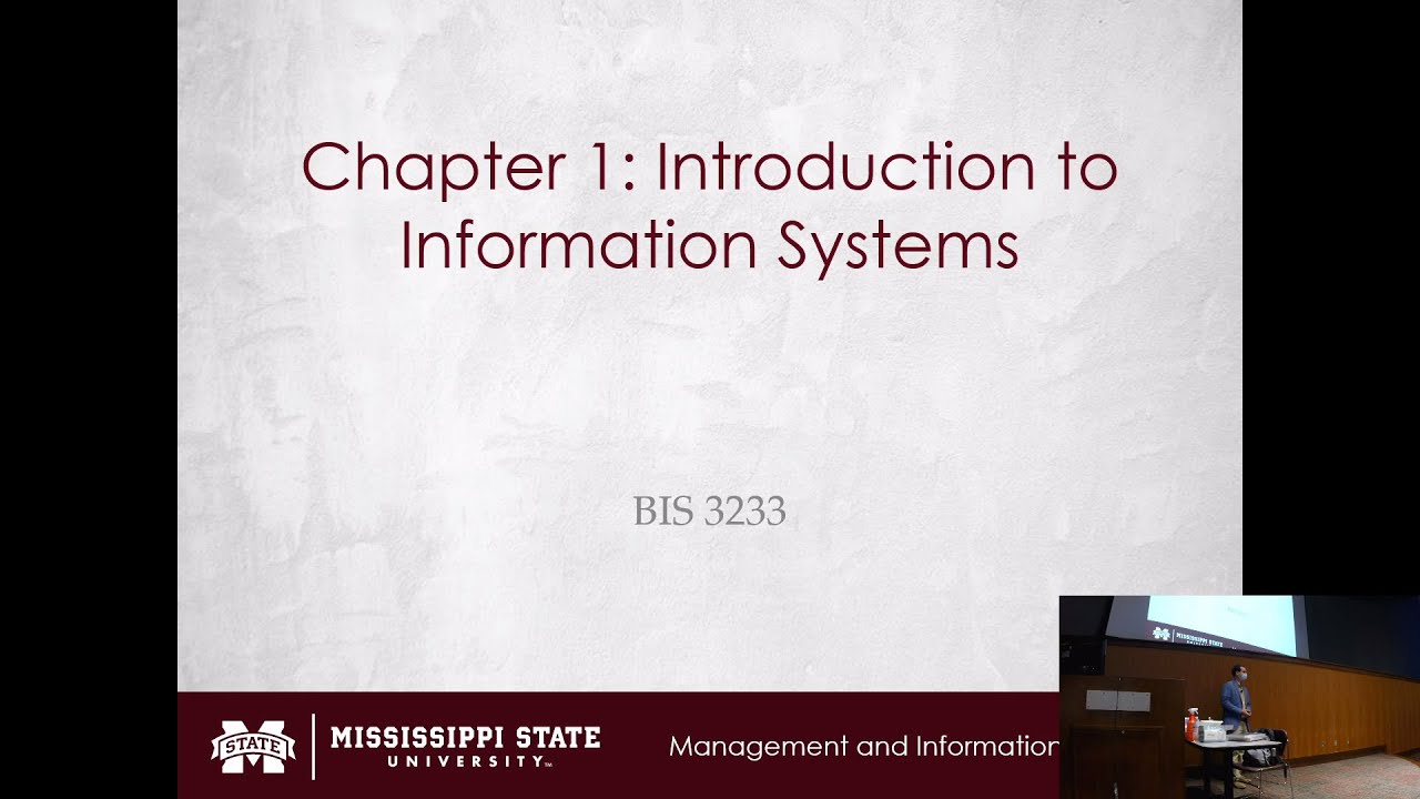BIS 3233 - Chapter 1: Introduction to Information Systems