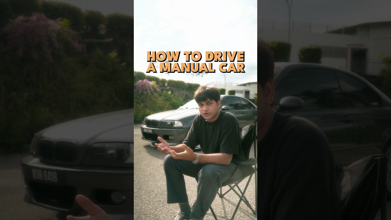 How To Drive A Manual Car Under 60s #cars #e46 #bmw