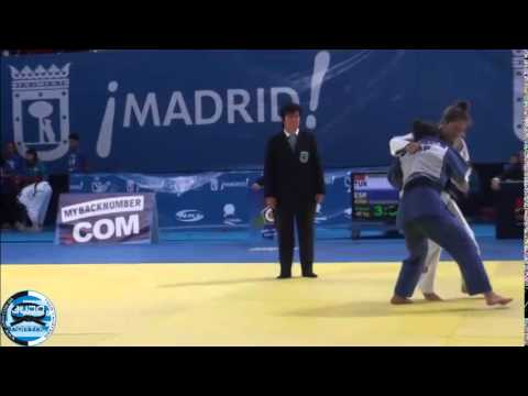 European Judo Open Men & Women Madrid 2014 Final  48kg AKKUS Sumeyye TUR   FIGUEROA PENA ESP