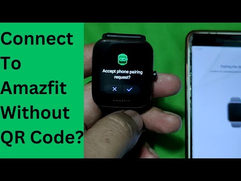 How To Connect Amazfit BIP U To Phone Without QR Code | Pair Amazfit Bip Watch Without QR Code 🤔