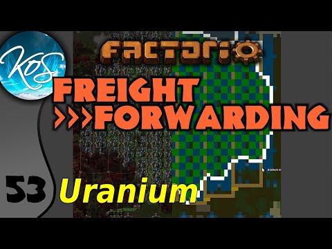 Factorio Freight Forwarding Mod 53 - NEW SEAMOUNT - Let's Play